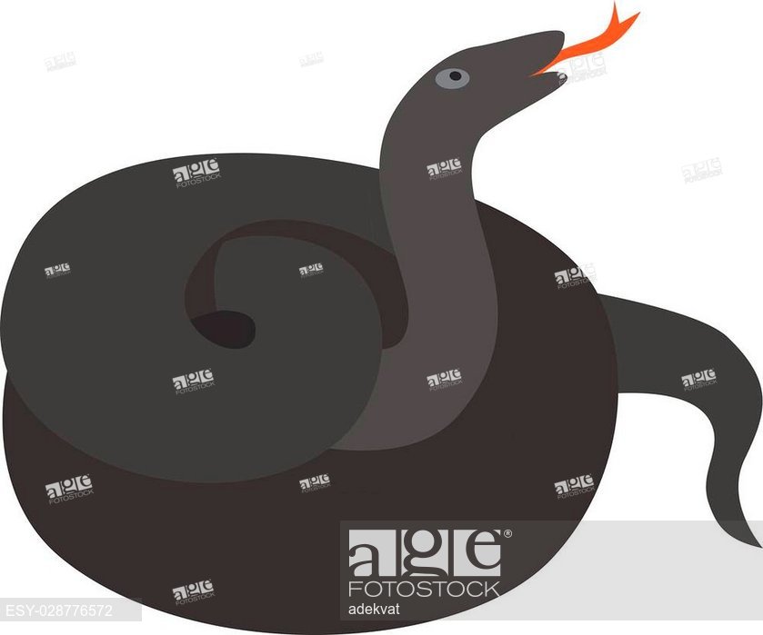 839x699 Black Mamba Uncoiled Reptile Ready To Strike Snake Dangerous