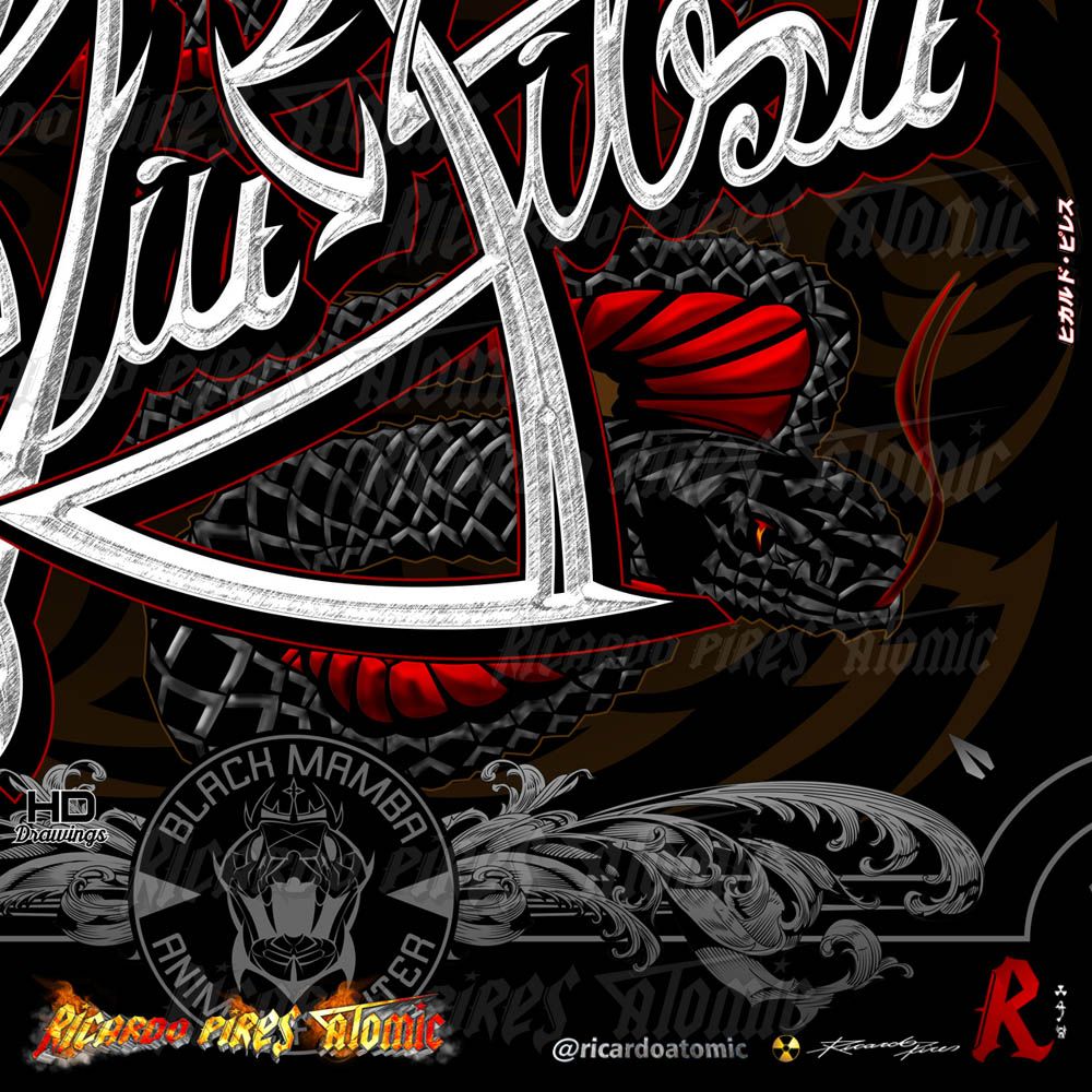 1000x1000 Jiu Jitsu Designs Jiu Jitsu Letters Project Black Mamba Drawings