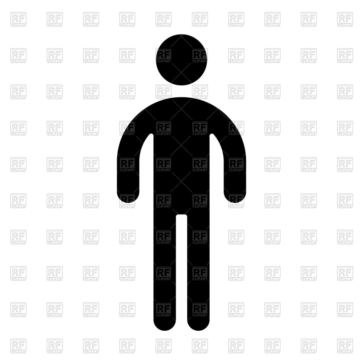 Black Toilet Man Icon Vector Image Of Icons And Emblems 1200x1200 Black Toilet Man Icon Vector Image Of Icons And Emblems