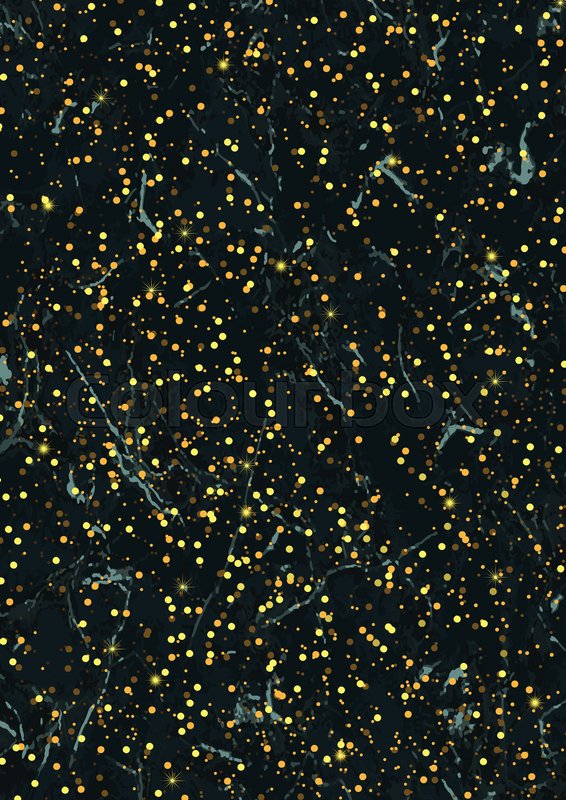Gold Glitter Pattern On Black Marble Stock Vector Colourbox 566x800 Gold Glitter Pattern On Black Marble Stock Vector Colourbox