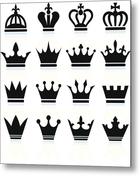 493x618 Simple Crowns Black And White Royalty Free Vector Icon Set Metal