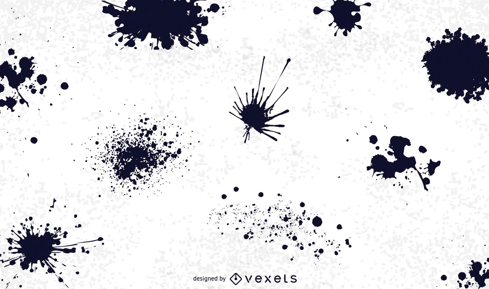 Black Paint Splatter Vector at Vectorified.com | Collection of Black ...