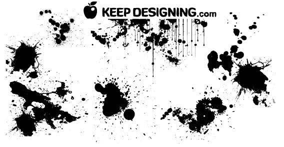 Paint Splatter Free Vector 568x294 Paint Splatter Free Vector