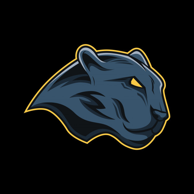 626x626 Black Panther Mascot Logo Vector Premium Download