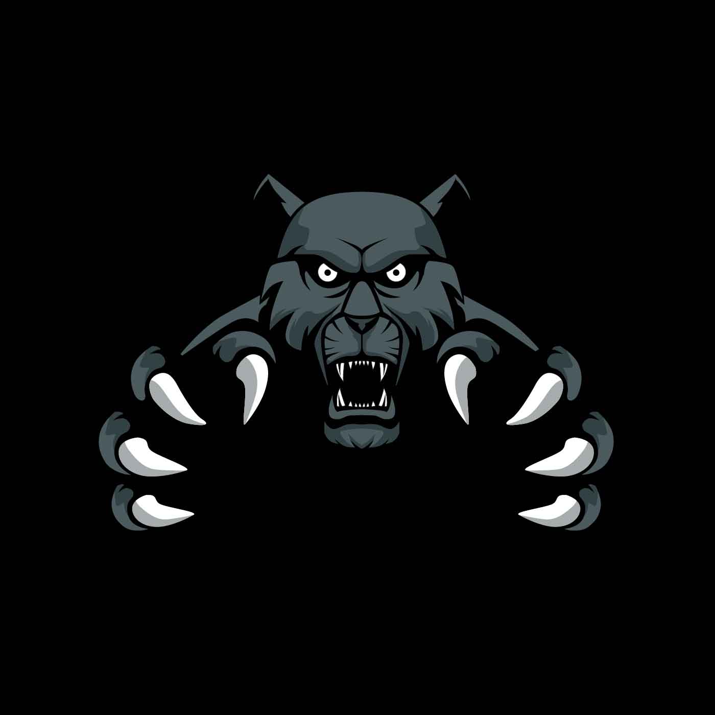 1400x1400 Panther Free Vector Art