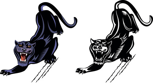500x271 Panther Free Vector Download