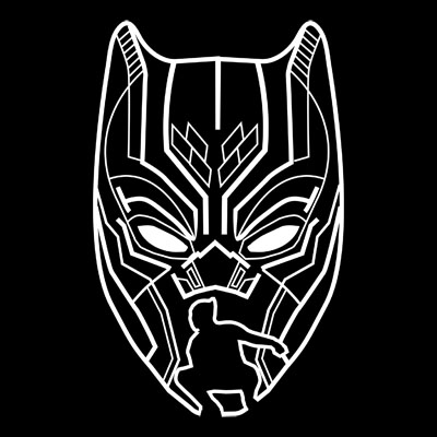 Black Panther Mask Vector at Vectorified.com | Collection of Black ...