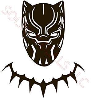 296x320 Black Panther Necklace Clipart Clipart Station