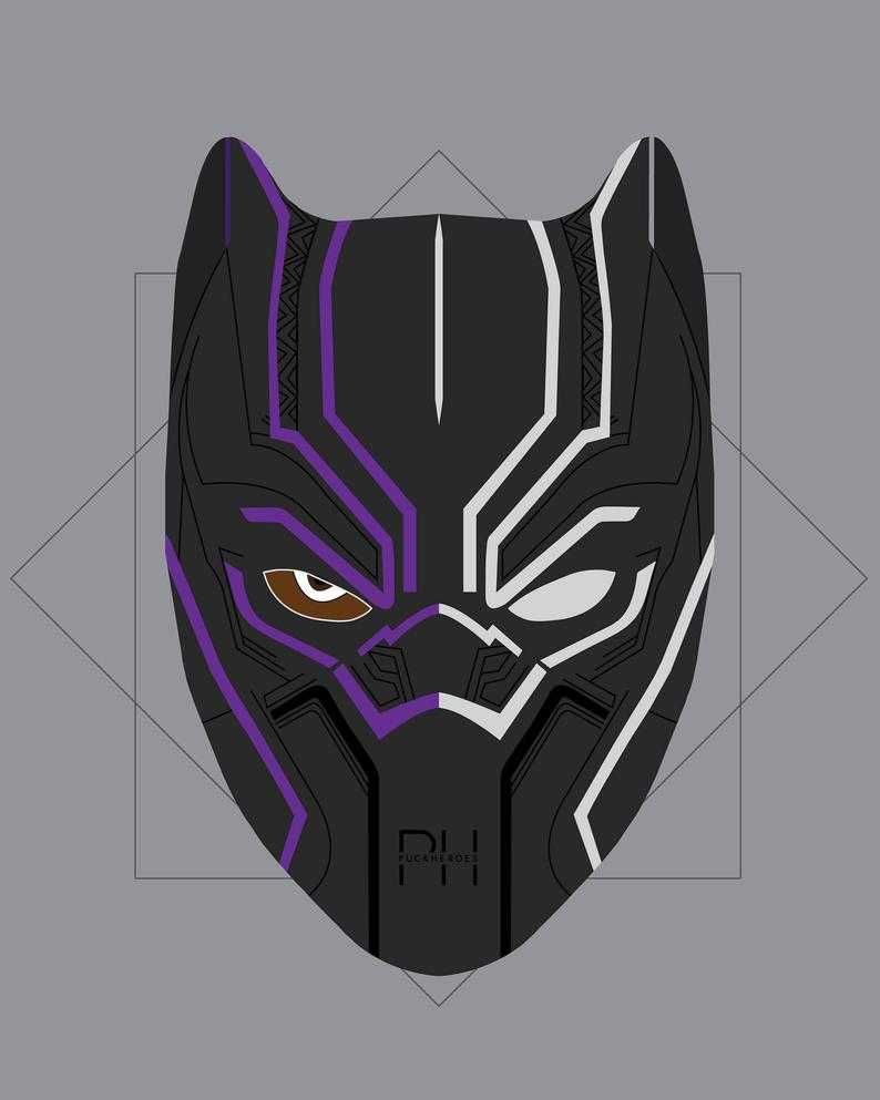 Black Panther Mask Vector at Vectorified.com | Collection of Black ...