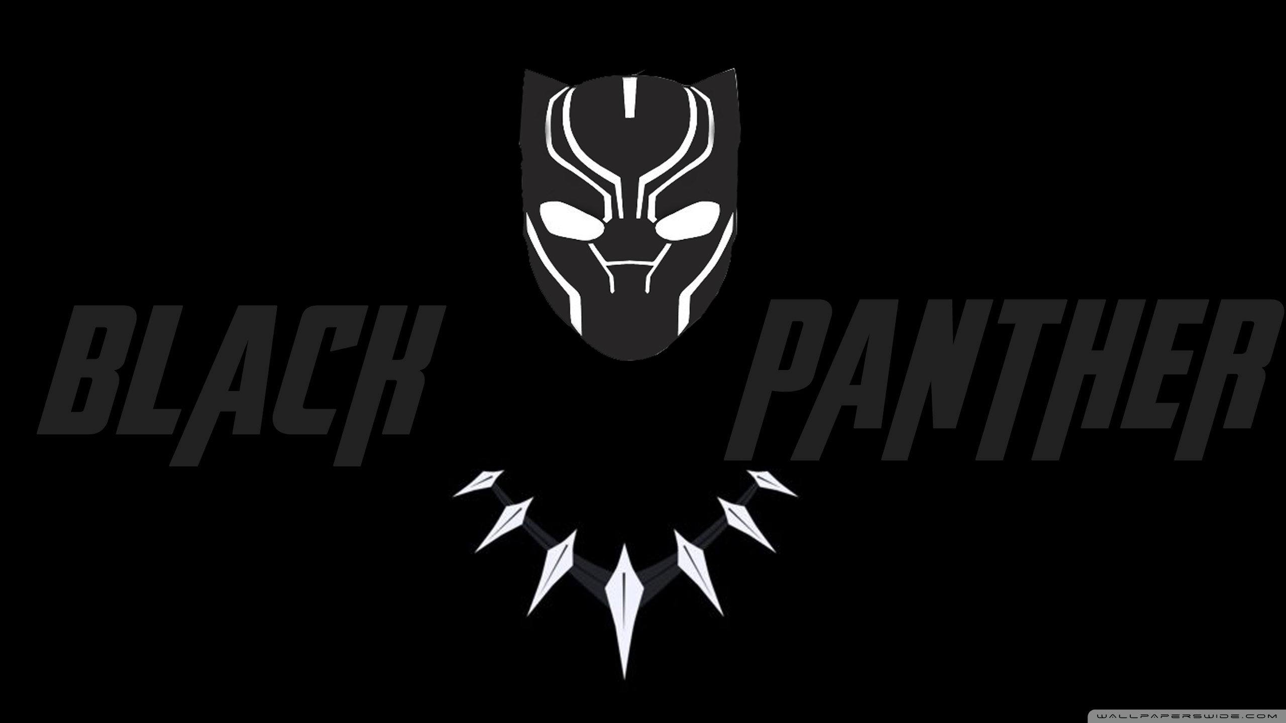 2560x1440 Black Panther Vector Hd Desktop Wallpaper For Ultra Hd Tv