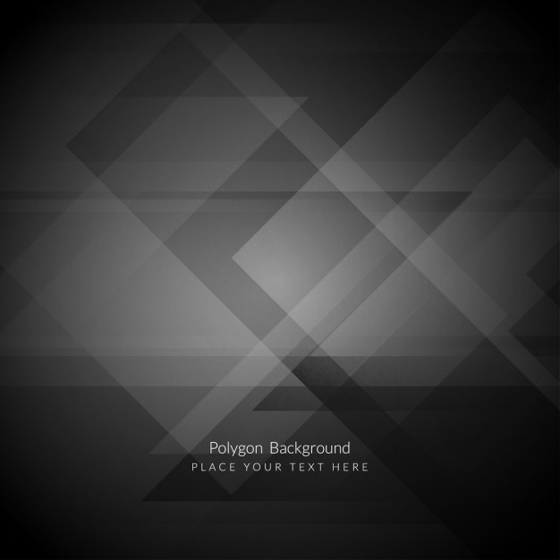 626x626 Black Polygonal Background Vector Free Download