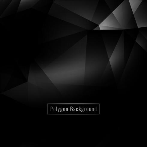 490x490 Abstract Black Geometric Polygon Background