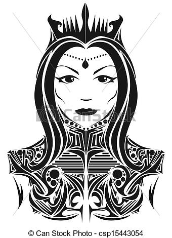 340x470 Queen Clipart Vector