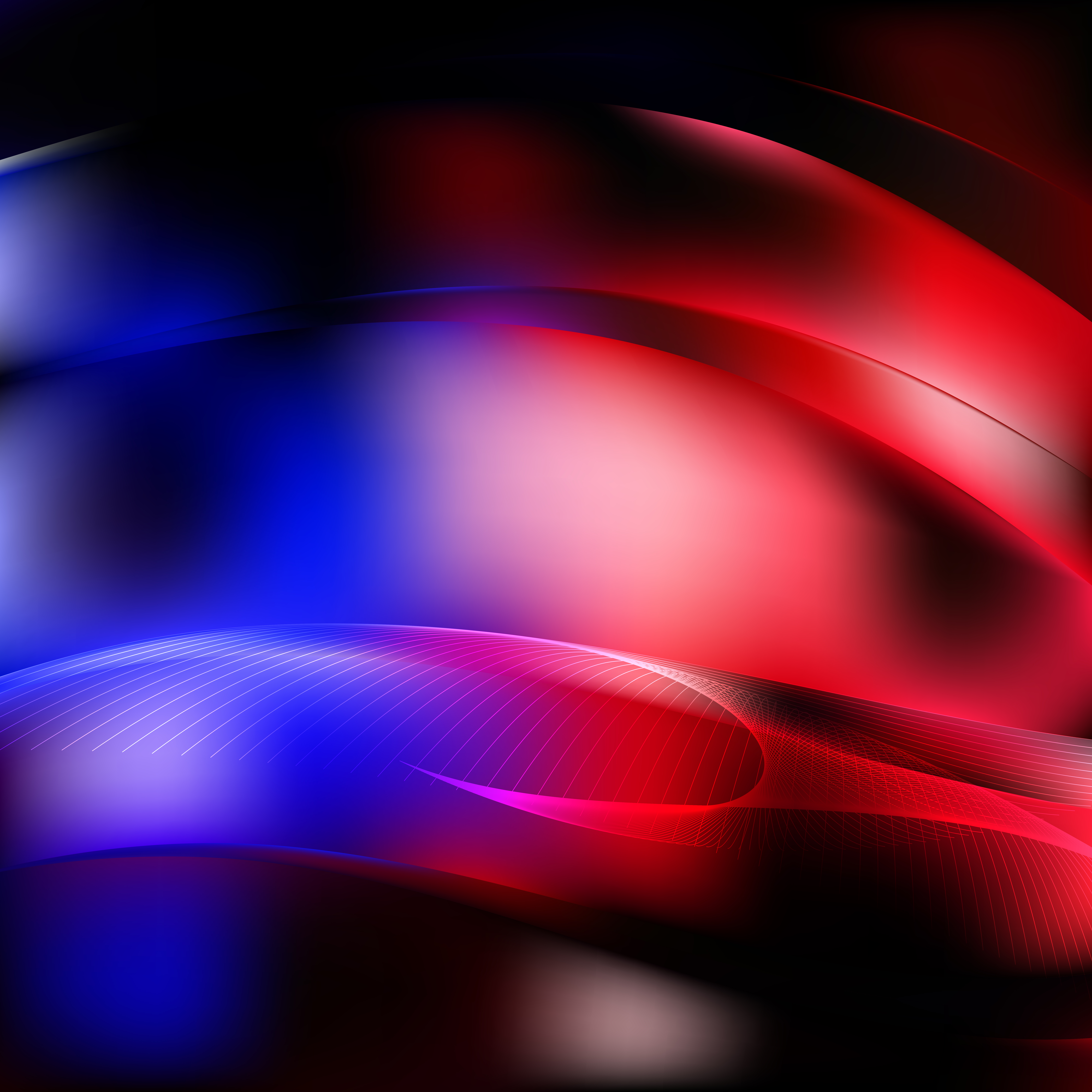 8000x8000 Black Red And Blue Background Vector Image