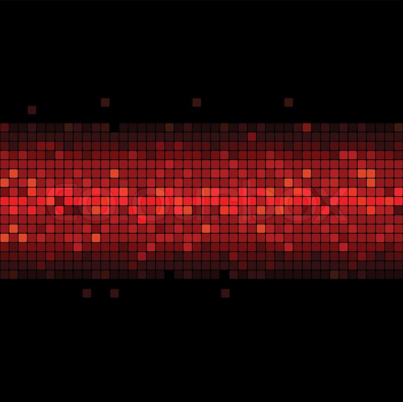 800x798 Wide Glowing Red Stripe On Black Stock Vector Colourbox