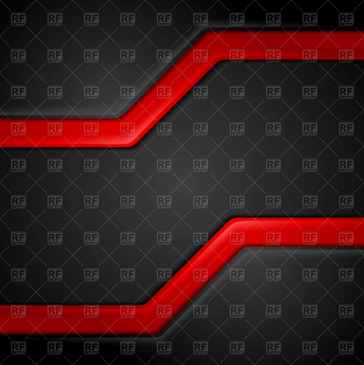 1199x1200 Abstract Contrast Black And Red Tech Background Vector Image