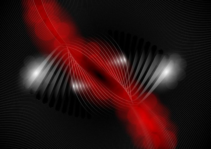 693x490 Abstract Red And Black Background, Vector Illustation