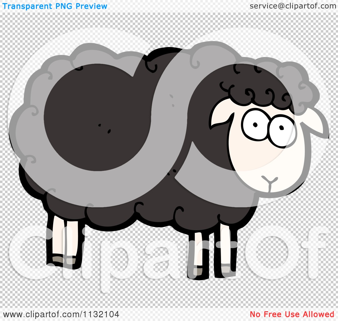 Cartoon Of A Black Sheep 1080x1024 Cartoon Of A Black Sheep