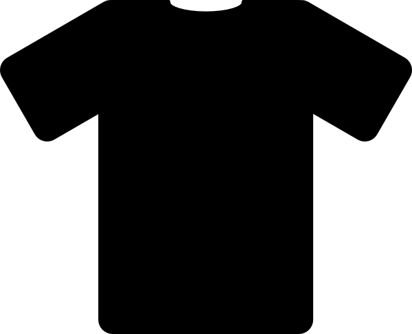 600x486 Black T Shirt Clip Art