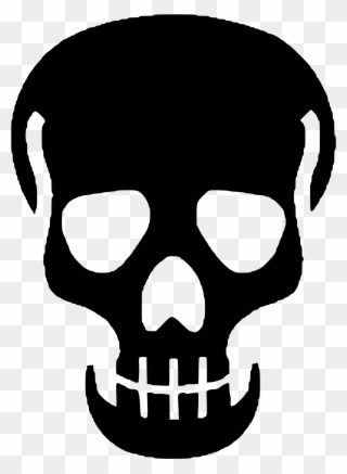 320x437 Clipart Skull Vector
