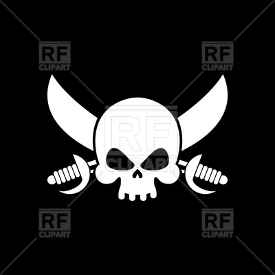 400x400 Pirate Flag Skull Vector Image Of Signs, Symbols, Maps