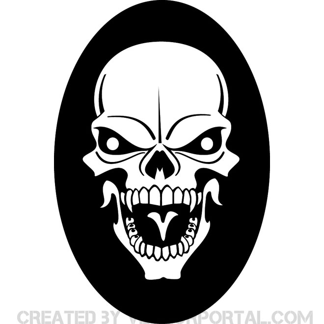 660x660 Skull Vector Clip Art