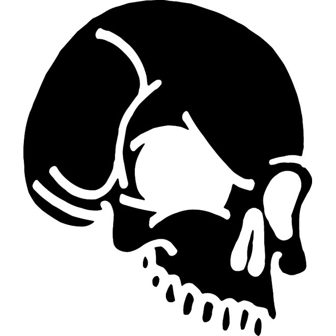 Black Skull Vector at Vectorified.com | Collection of Black Skull