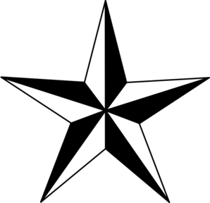 Star Clipart Black White Black Nautical Star Clip Art 298x288 Star Clipart Black White Black Nautical Star Clip Art
