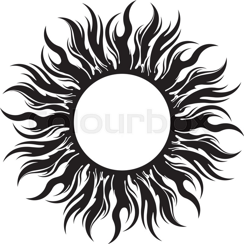 Decorative Vector Black Sun Symbol Stock Vector Colourbox 800x800 Decorative Vector Black Sun Symbol Stock Vector Colourbox