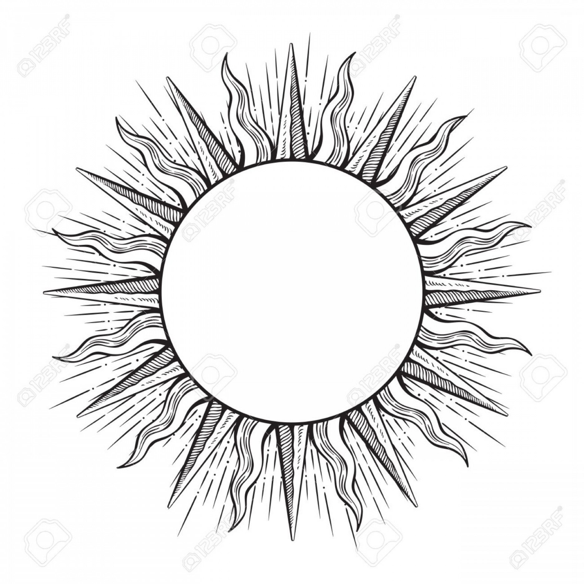 Black Sun Vector at Vectorified.com | Collection of Black Sun Vector ...