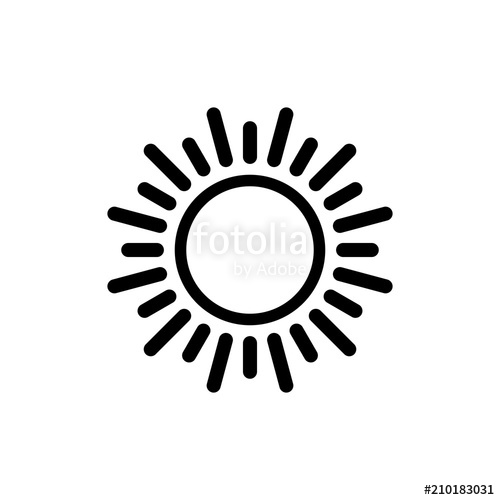 Sun Vector Icon Sun Line Vector Icon Sunshine Icon Stock Image 500x500 Sun Vector Icon Sun Line Vector Icon Sunshine Icon Stock Image
