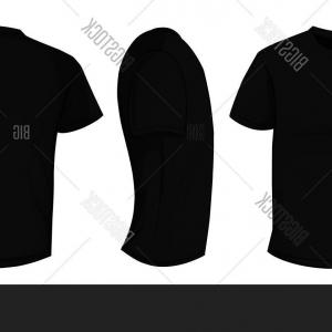 Black T Shirt Template Vector at Vectorified.com | Collection of Black ...