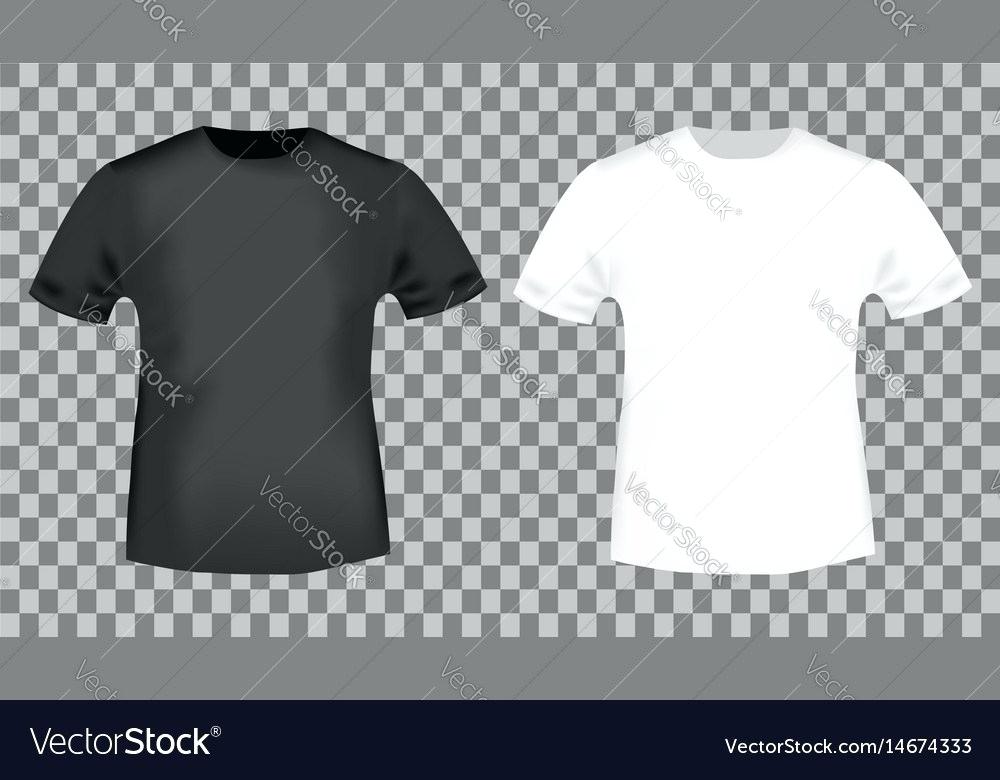 1000x780 Black And White T Shirt Template Vector Free
