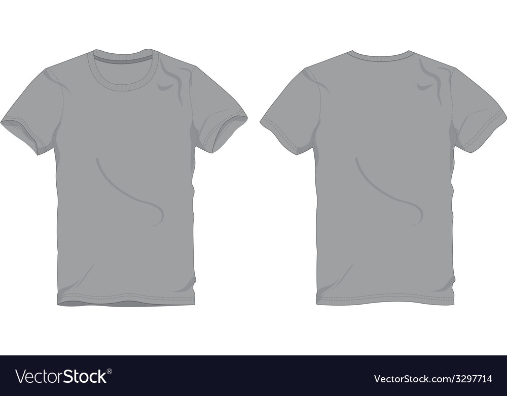 1000x780 Dark Grey T Shirt Template Men Gray Round Neck T Shirt Template