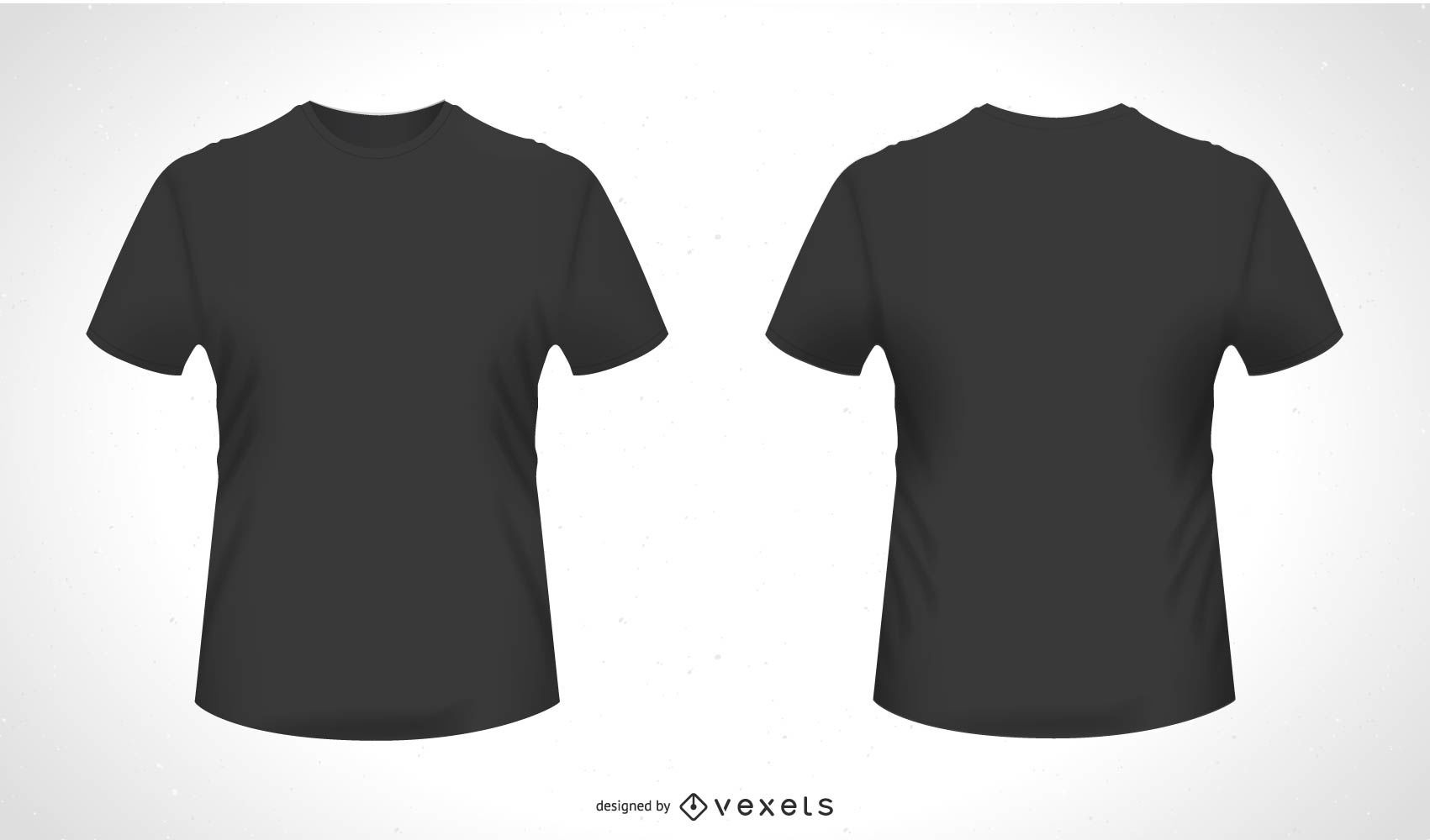 1701x1000 Front Back T Shirt Vector