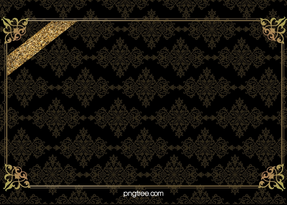 960x686 Vector Classical Shading Black Texture Gold Frame Background