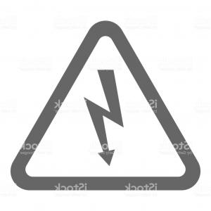 300x300 Photostock Vector Glitched Triangle Vector Frame Isolated On White