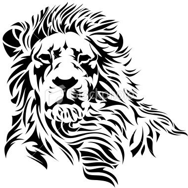 A Lion Head In Black And White Tattoos Lion Drawing, Lion 380x380 A Lion Head In Black And White Tattoos Lion Drawing, Lion