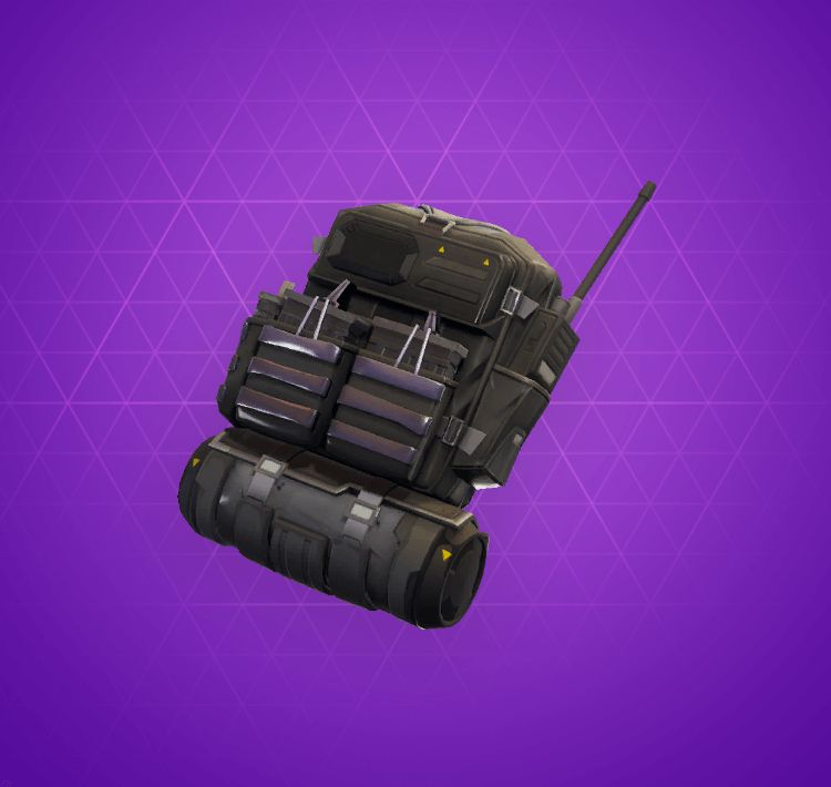750x710 All Items From Fortnite Black Vector Set