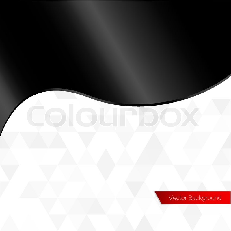 800x799 Black Silk Plastic Shiny Wave Vector Stock Vector Colourbox