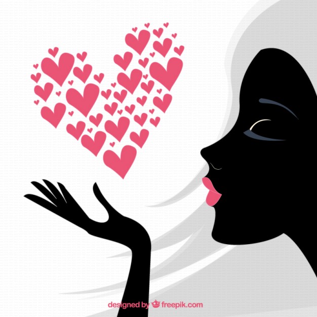 626x626 Women Day Card With Black Woman Silhouette Vector Free Download