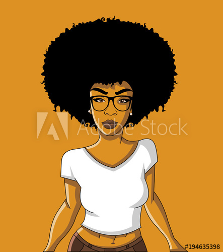 443x500 Group Of Cartoon Black Woman African Girl