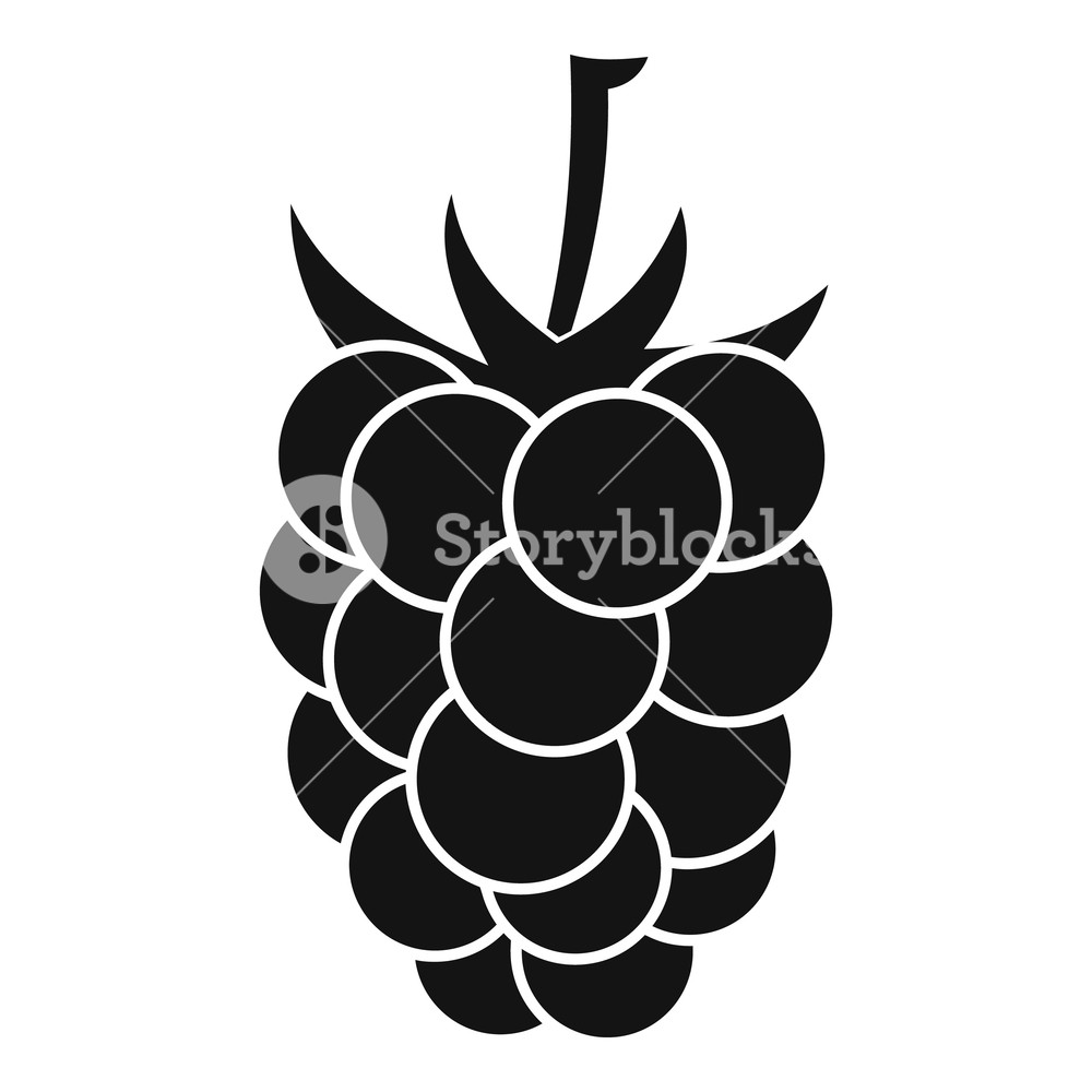 Blackberry Fruit Icon Simple Illustration Of Blackberry Fruit 1000x1000 Blackberry Fruit Icon Simple Illustration Of Blackberry Fruit