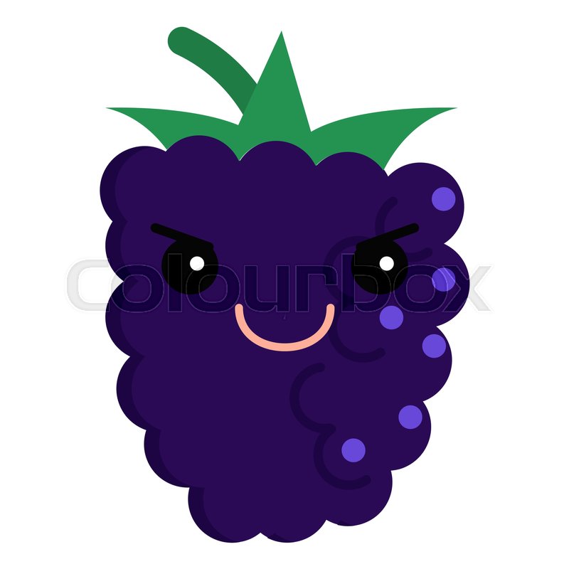 Blackberry Smiling Face Emoji With Stock Vector Colourbox 800x800 Blackberry Smiling Face Emoji With Stock Vector Colourbox