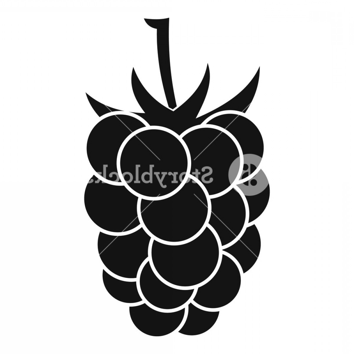 Blackberry Fruit Icon Simple Illustration Of Blackberry Fruit 1200x1200 Blackberry Fruit Icon Simple Illustration Of Blackberry Fruit