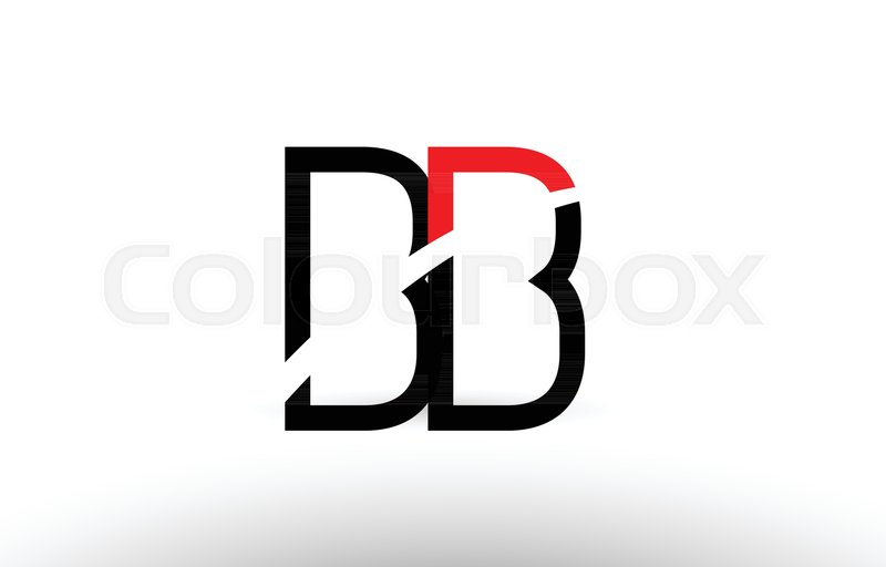 800x512 Black White And Red Alphabet Letter Bb Stock Vector Colourbox