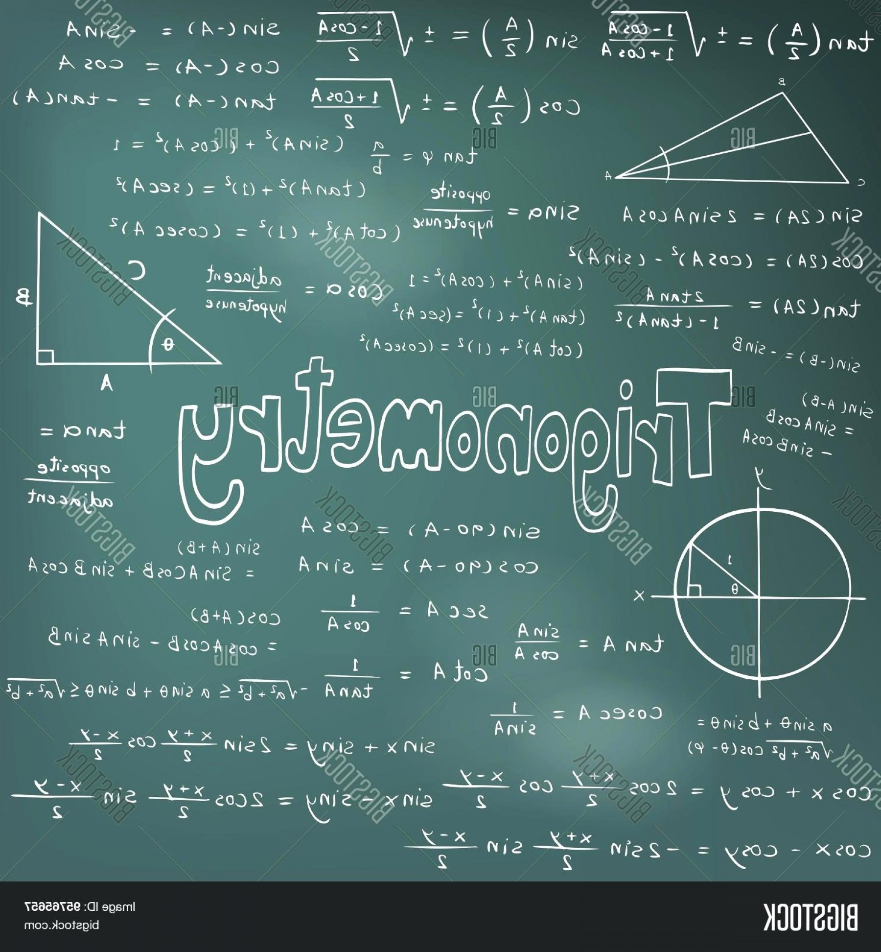 1800x1944 Vectors Trig Math Trigonometry Law Theory And Mathematical Formula