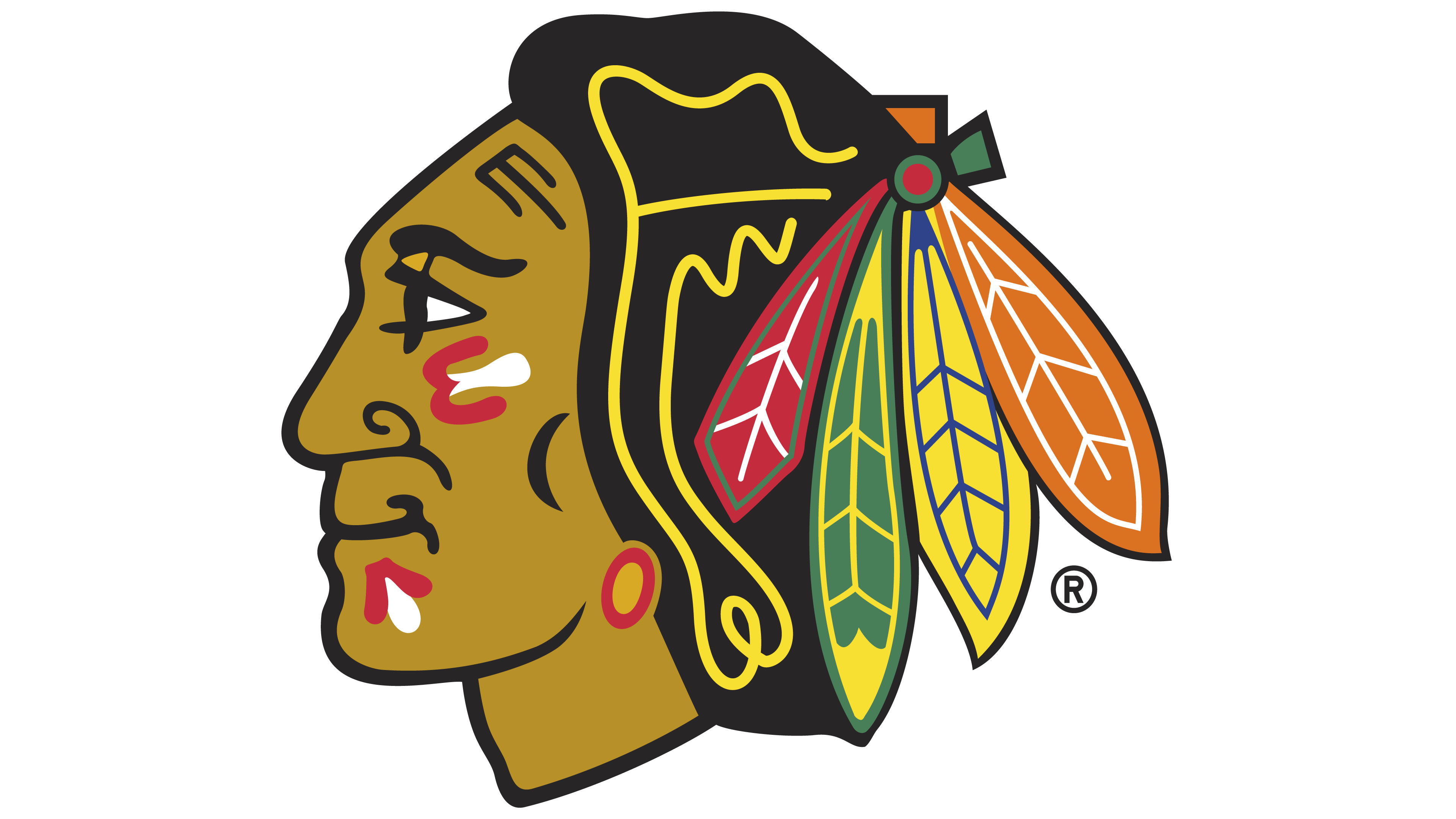 3840x2160 Chicago Blackhawks Logo