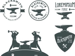 310x233 Logos Blacksmith Vector Design Free Vectors Ui Download