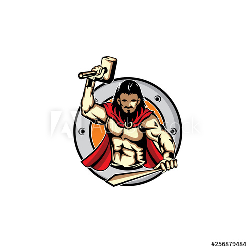 500x500 Blacksmith Logo Vector